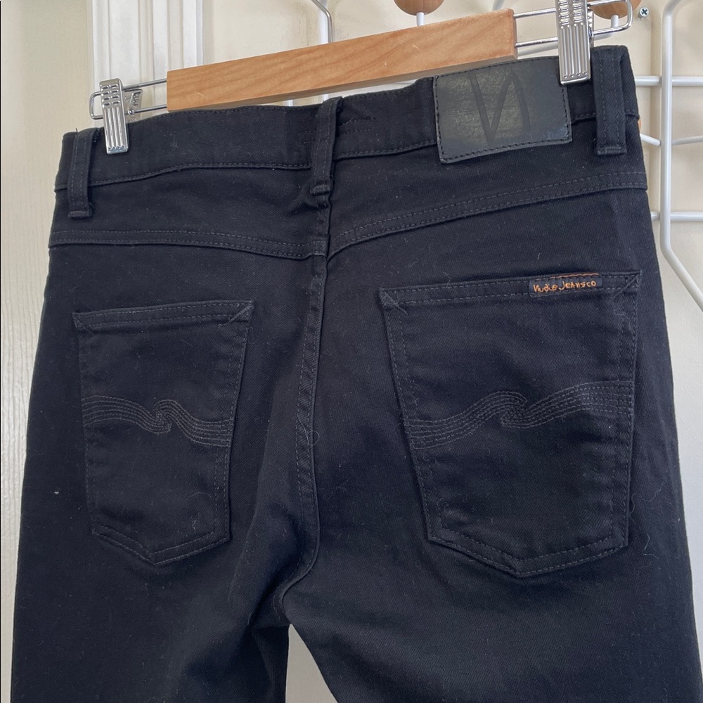 Nudie Jeans - Lean Dean Classic Skinny Jeans - Black - 32 x 32 - Picture 5 of 15